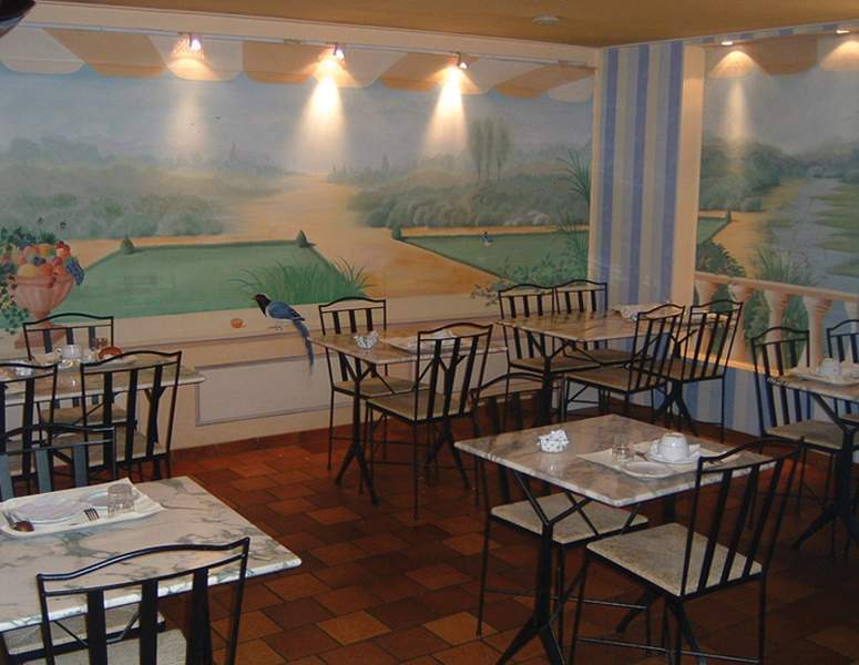 Hotel Jardins De Montmartre Paris Restaurant foto