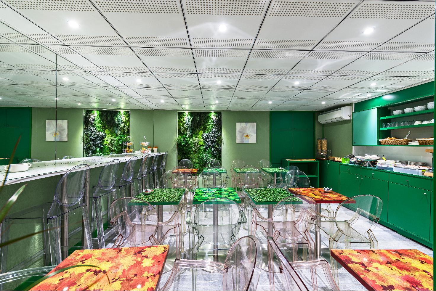 Hotel Jardins De Montmartre Paris Restaurant foto